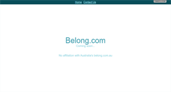 Desktop Screenshot of belong.com